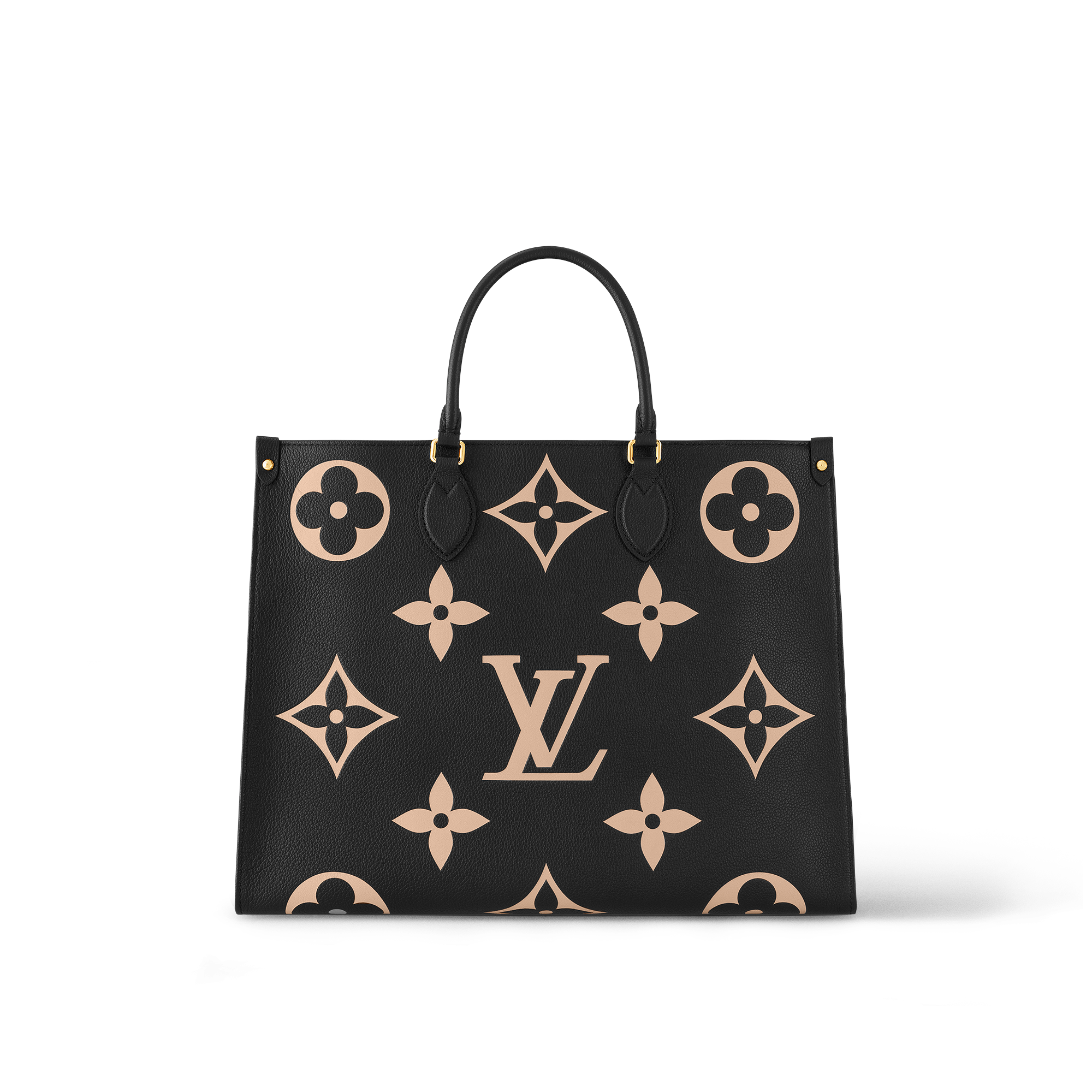 Onthego MM Bicolor Monogram Empreinte Leather - Handbags | LOUIS VUITTON